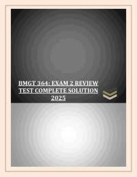 BMGT 364: EXAM 2 REVIEW  TEST COMPLETE SOLUTION  2025  Group - ANS-✔✔Two or more individua