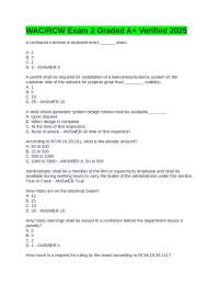 WAC/RCW Exam 2: Electrical Contractor Licensing and Regulations