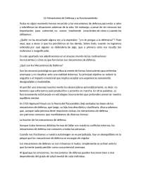 Mecanismos de defensa