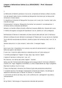 Lingua e letteratura latina a.a. 2024-2025 Cipriani - tutto verificato + extra