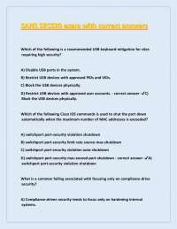 SANS SEC530 exam with correct answers