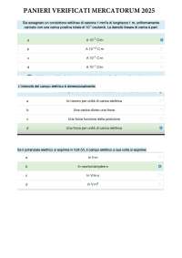 Paniere 2025 FISICA L8 Mercatorum