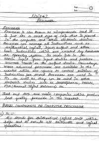 Computer fundamental long notes