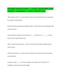 RUTGERS MICRO EXAM 1 | LATEST QUESTIONS AND CORRECT ANSWERS | LATEST UPDATE 2025