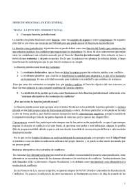 DERECHO PROCESAL: PARTE GENERAL