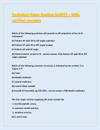 Radiology Exam Review [ARRT] – With verified answers