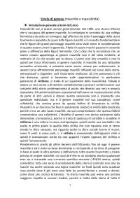 L'evoluzione del genere e la misoginia: un'analisi storica e sociale - Prof. Bellassai