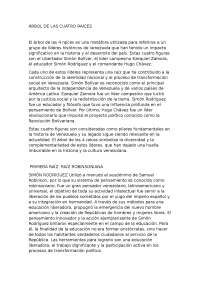 Las cuatro raíces. Raíz robinsoniana
