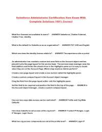 Salesforce Admin Certification: Comprehensive Guide & Solutions