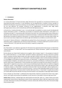 Paniere 2025 METODI DI VALUTAZIONE COMPLETO San Raffaele