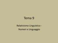 Relativismo Linguistico, Numeri e Linguaggio: Un'analisi dei processi cognitivi