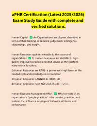 Human Resource Management: A Comprehensive Study Guide for Professionals