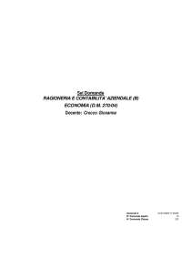 Paniere 2025 RAGIONERIA E CONTABILITA' AZIENDALE (B) prof.ssa Crocco Giovanna