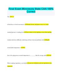 Nursing Assistant Exam Preparation: Key Concepts and Practice Questions