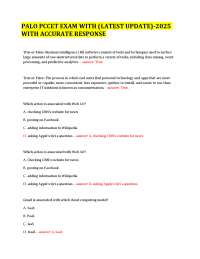 PALO PCCET Exam Questions and Answers (2025)