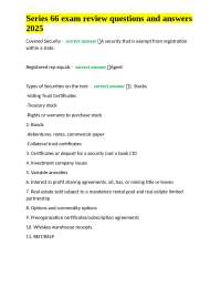 Series 66 Exam Review: Investment Advisor & Broker-Dealer Regulations