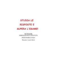 Paniere 2025 IDROGEOLOGIA APPLICATA INGEGNERIA CIVILE Docente Losito Ilario Ecampus