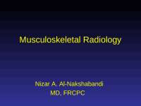 Musculoskeletal Radiology: Imaging Techniques and Anatomy