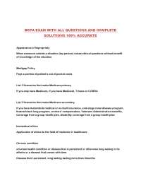 Medicare and Healthcare Ethics: A Comprehensive Guide with Questions and Answers