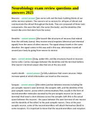 Neurobiology Exam Review Questions and Answers: A Comprehensive Guide to Key Concepts