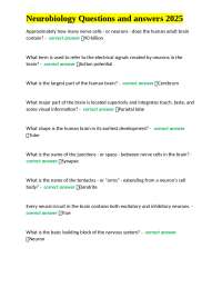 Neurobiology Questions and Answers: A Comprehensive Guide for Students