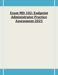 Exam MD-102: Endpoint Administrator Practice Assessment 2025