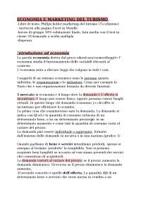 Economia e marketing del turismo