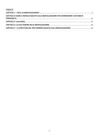 Riassunto "Mentalizzazzione e disturbi di personalità" Fonagy.