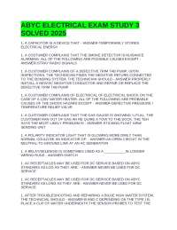 ABYC Electrical Exam Study Guide: Solved 2025