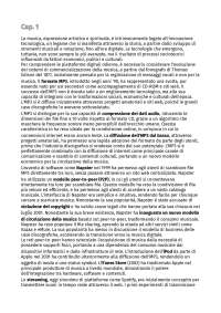 La musica nell'era digitale - Riassunto completo