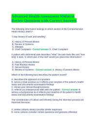 Medical History and Physical Examination: A Comprehensive Quiz