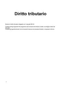 diritto tributario 6cfu