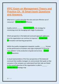 Management Theory and Practice: Chapter 16 Smart Book Questions and Answers