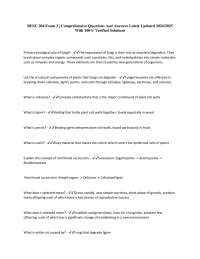 BESC 204 Exam 3: Comprehensive Questions and Answers on Fungi