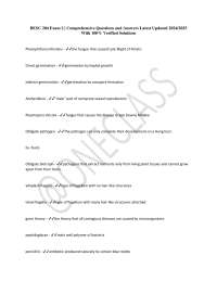 BESC 204 Exam 2: Comprehensive Questions and Answers on Plant Pathology