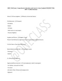 BESC 204 Exam: Comprehensive Questions and Answers on Fungi and Oomycetes