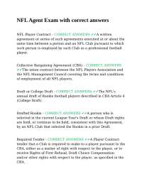 NFL Contract Terms and Definitions: A Guide for Students