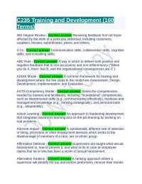 Training and Development Glossary: Key Terms and Concepts