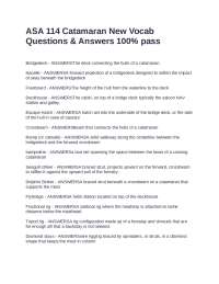 Catamaran Terminology: Questions and Answers