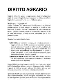 Diritto Agrario - Anno accademico 24/25