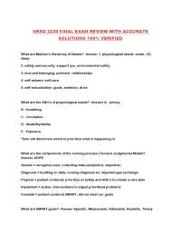NRSG 2220 Final Exam Review: Nursing Fundamentals and Patient Care