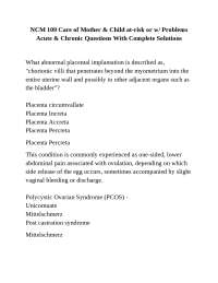 Maternal & Child Care: At-Risk & Problem Cases