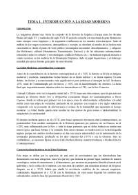 Historia Moderna de España y Europa I
