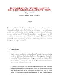 The North Sea Route: Economic Prospects and Challenges for Smaller Arctic Nations