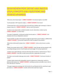 NC Real Estate License Exam Review: 100+ Questions and Answers
