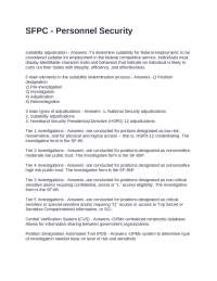 Personnel Security Suitability Adjudication: A Guide to Federal Employment