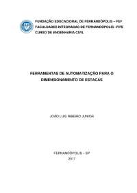 Dimensionamento de Estacas: Um Estudo de Caso em Engenharia Civil