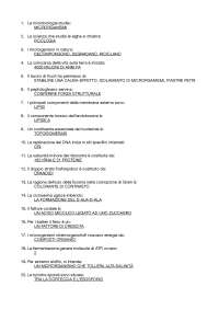 Quiz fine lezioni della materia Microbiologia clinica