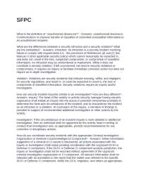 Security Incident Inquiries & Investigations: Definitions and Procedures