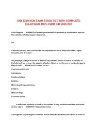 Family Dynamics and Social Issues: A Study Guide with Questions and Answers